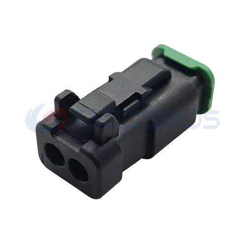 Waterproof IP66 Copper ABS/Nylon Wire Harness Water Temperature Plug for Excavator Solenoid Valve and Car 2-Pin... - image 2